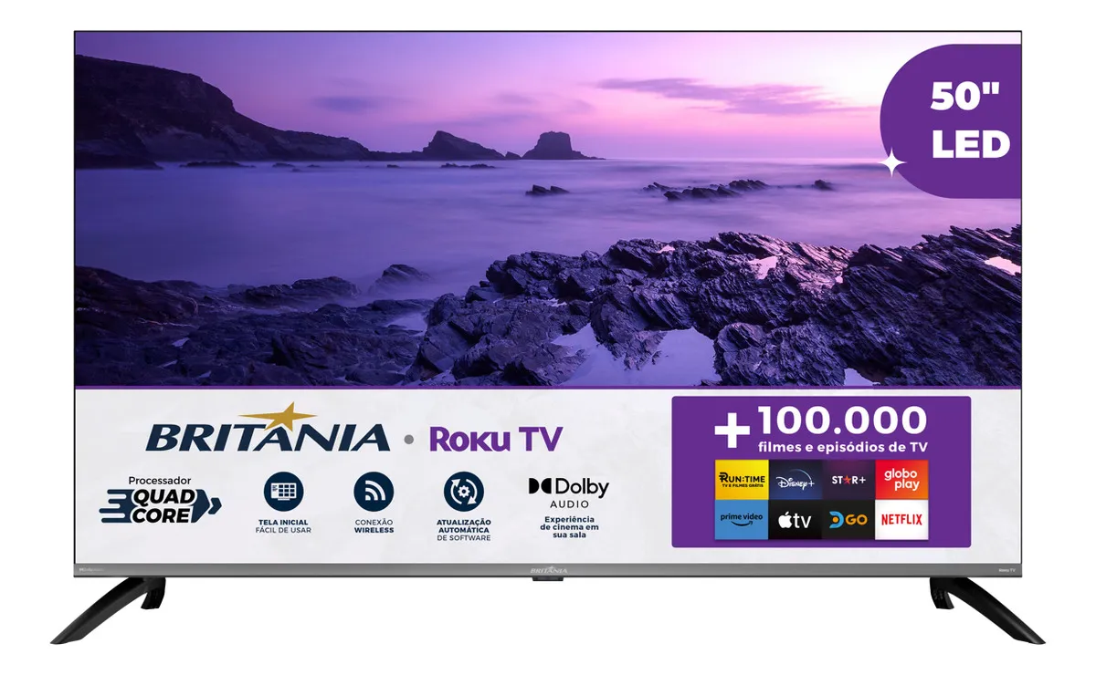 Smart TV Britânia 50 4K