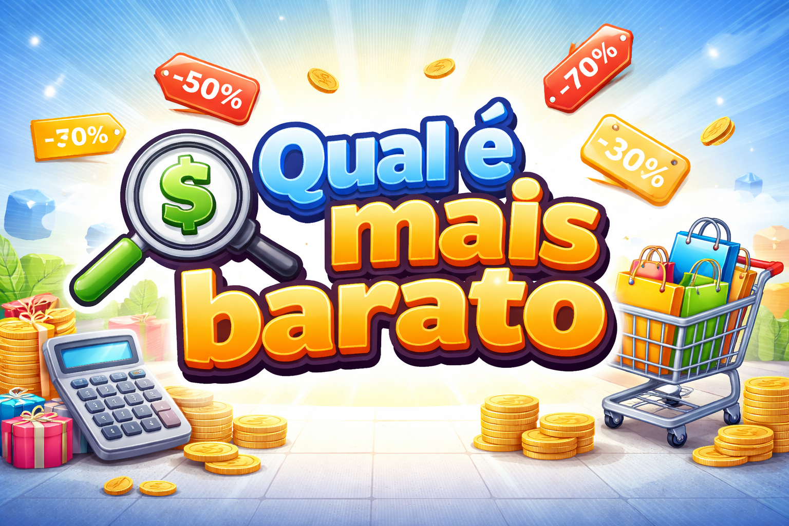 Qual é mais barato?